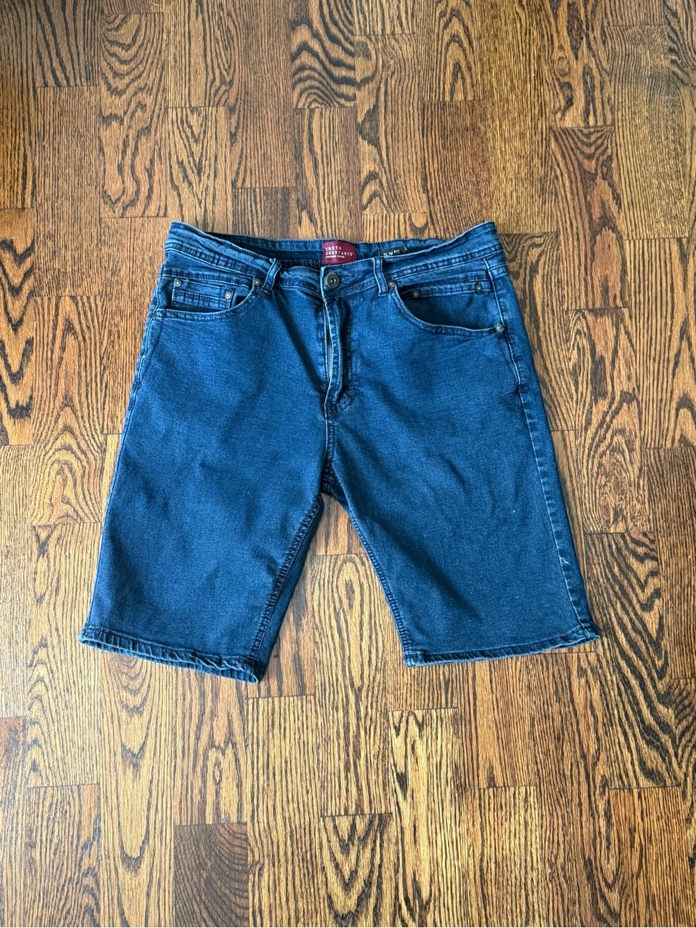 Men's Classic Blue Denim Jean Shorts